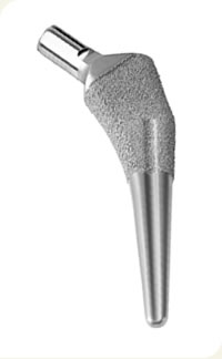 Metal stem component
